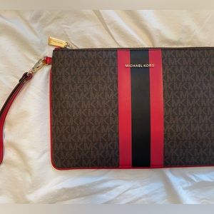Michael Kors large wristlet clutch